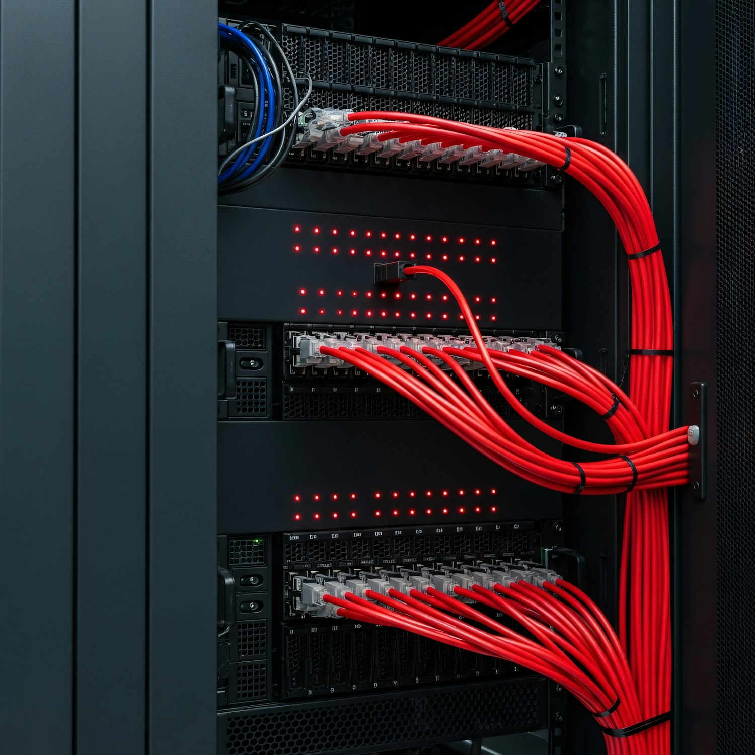 Servidor y conexiones de red para empresas